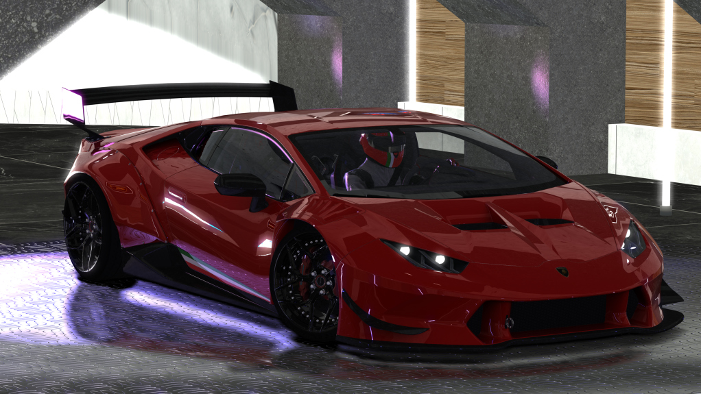 Lamborghini Huracan manual  TIResArpi, skin rosso_mars