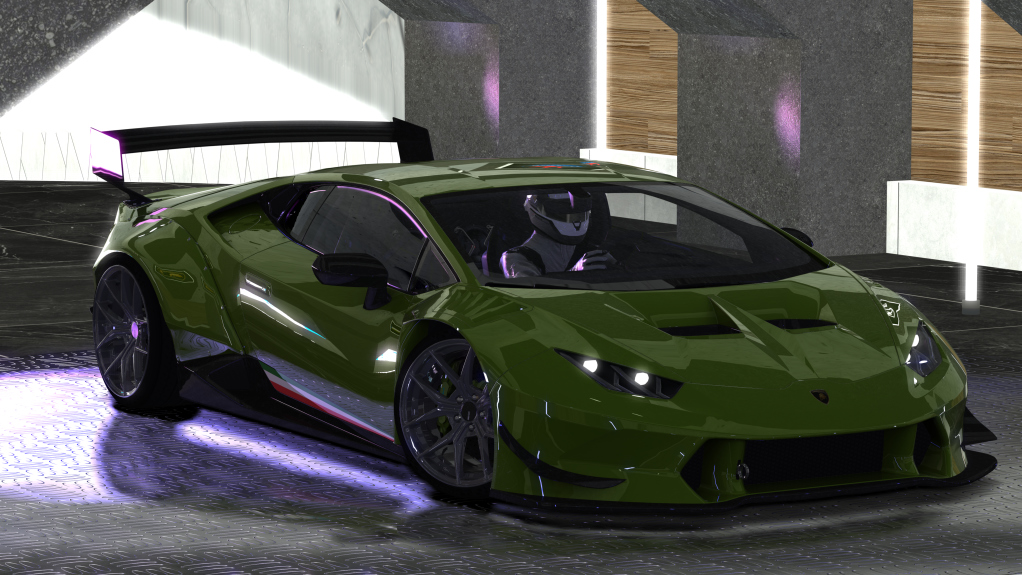 Lamborghini Huracan manual RWD TIResArpi, skin green