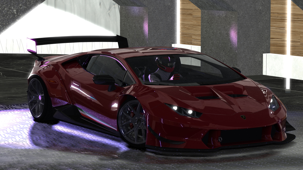 Lamborghini Huracan manual RWD TIResArpi, skin rosso_efesto