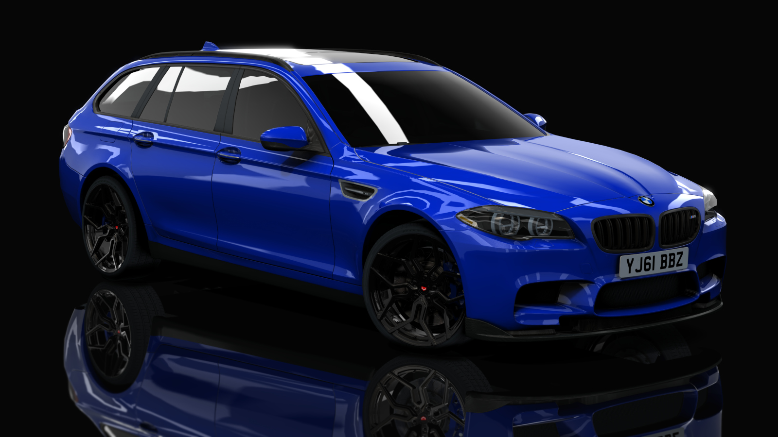 UK Cut Up - BMW M5 Estate 2011, skin Blue