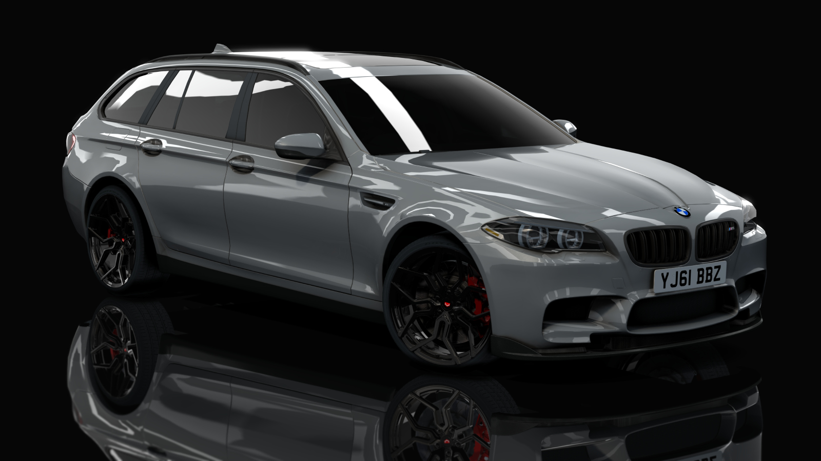 UK Cut Up - BMW M5 Estate 2011, skin Grey