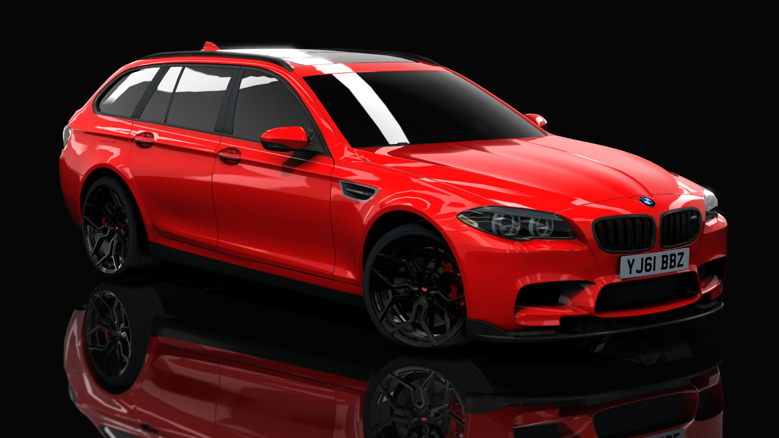 UK Cut Up - BMW M5 Estate 2011, skin Red