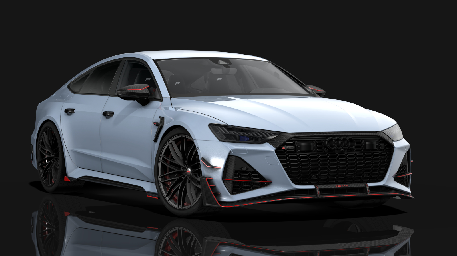 Audi RS7-R ABT, skin 23_azzurro_california_debadge