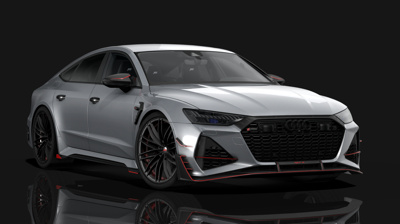 Audi RS7-R ABT, skin agate_grey_metalic