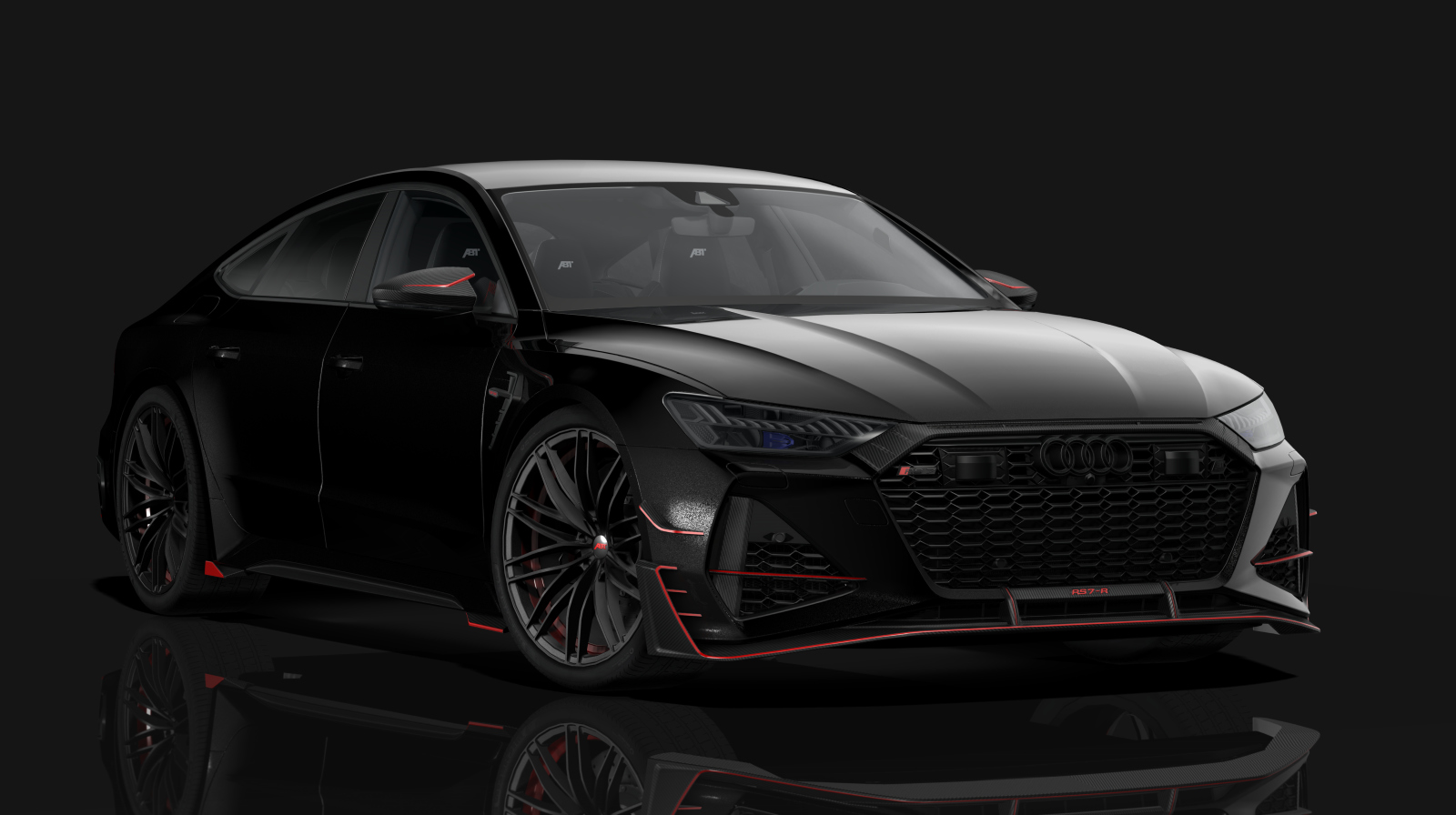 Audi RS7-R ABT, skin black