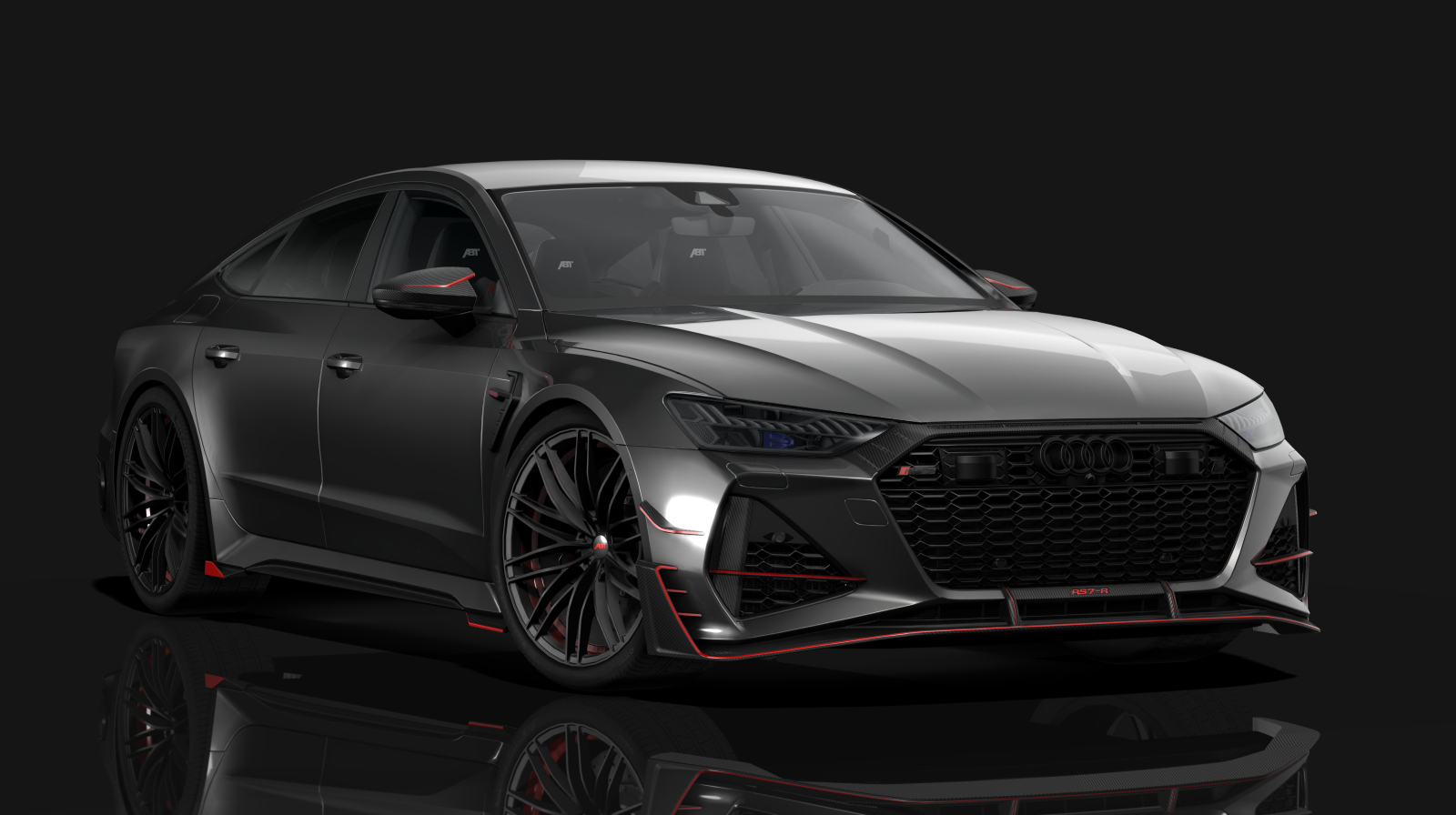 Audi RS7-R ABT, skin obsidian_selenit