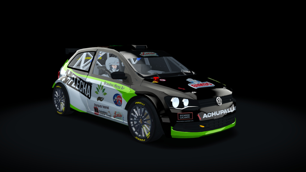 VW Gol Maxi Rally, skin Caraballo