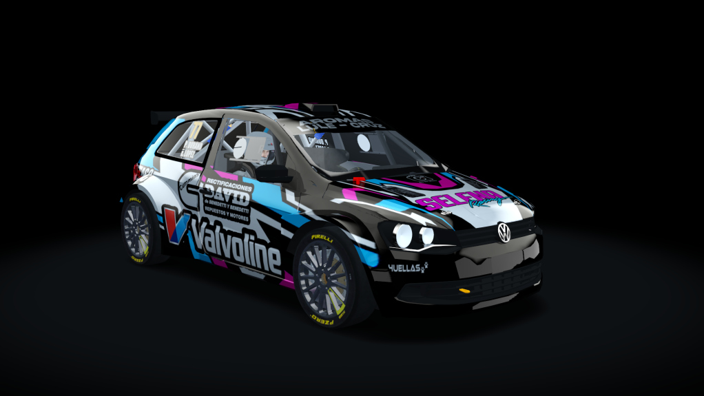 VW Gol Maxi Rally, skin Durand-Lopez