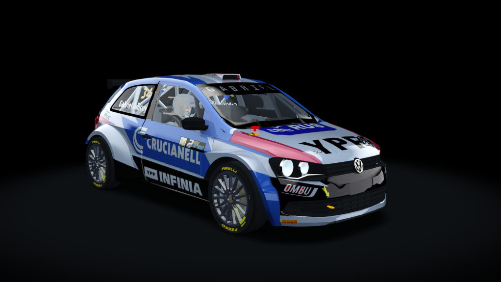 VW Gol Maxi Rally, skin Gabriel Anicoy