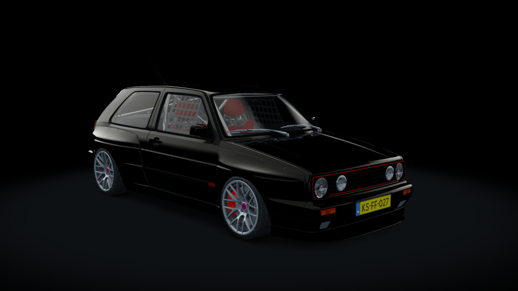 Volkswagen Golf Mk2 GTI Rallye Turbo Quattro, skin black