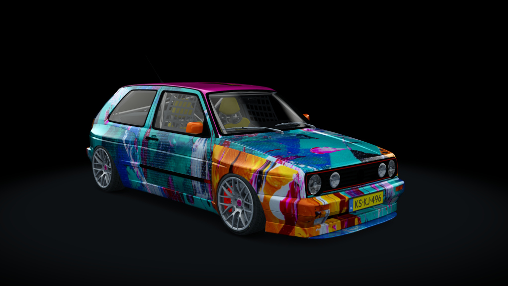 Volkswagen Golf Mk2 GTI Rallye Turbo Quattro, skin my