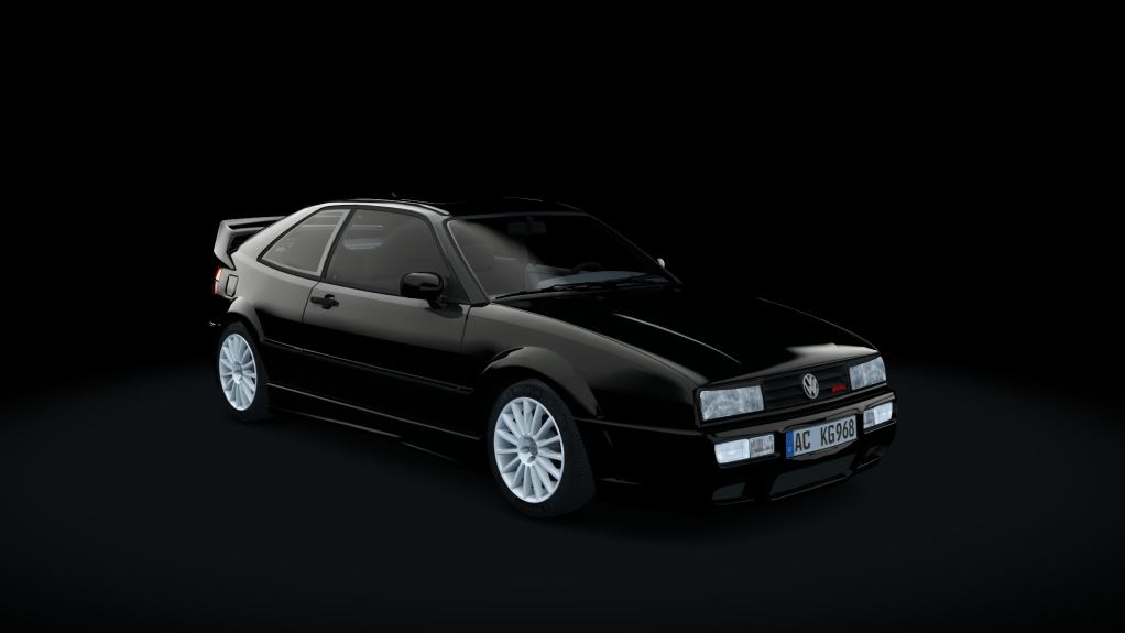 Volkswagen Corrado 2.9 VR6 Rieger, skin Black