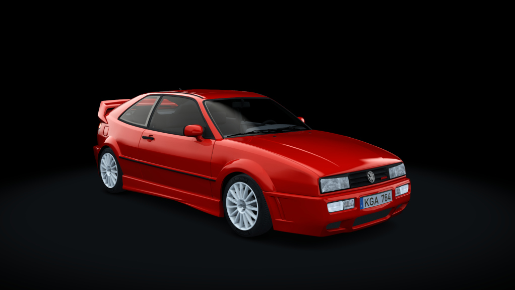 Volkswagen Corrado 2.9 VR6 Rieger, skin Flash Red