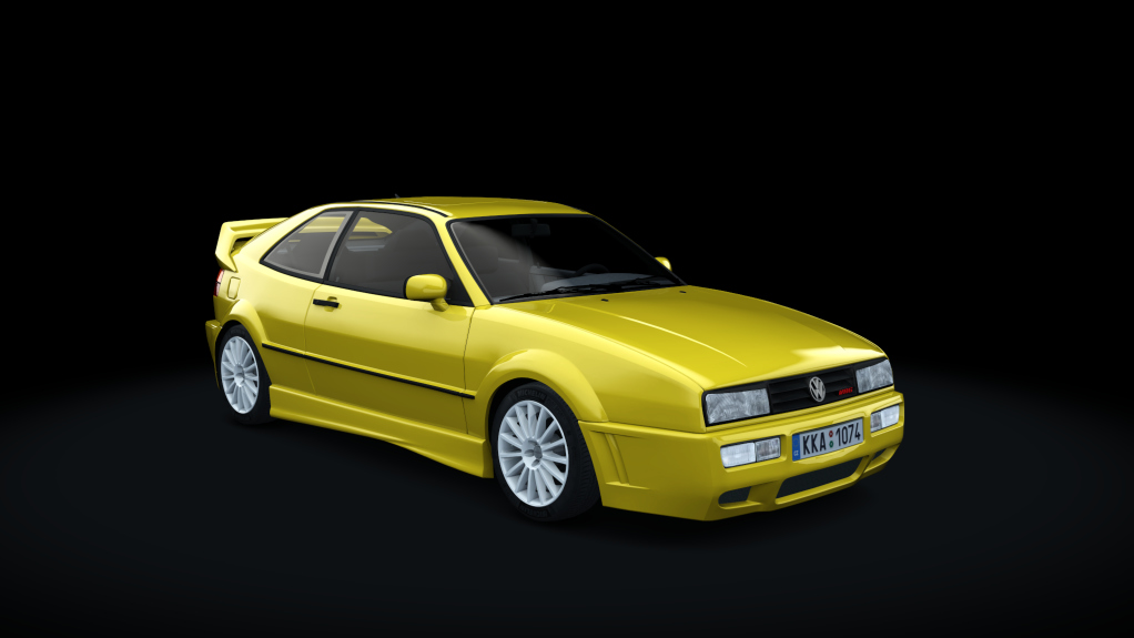 Volkswagen Corrado 2.9 VR6 Rieger, skin Nugget Yellow