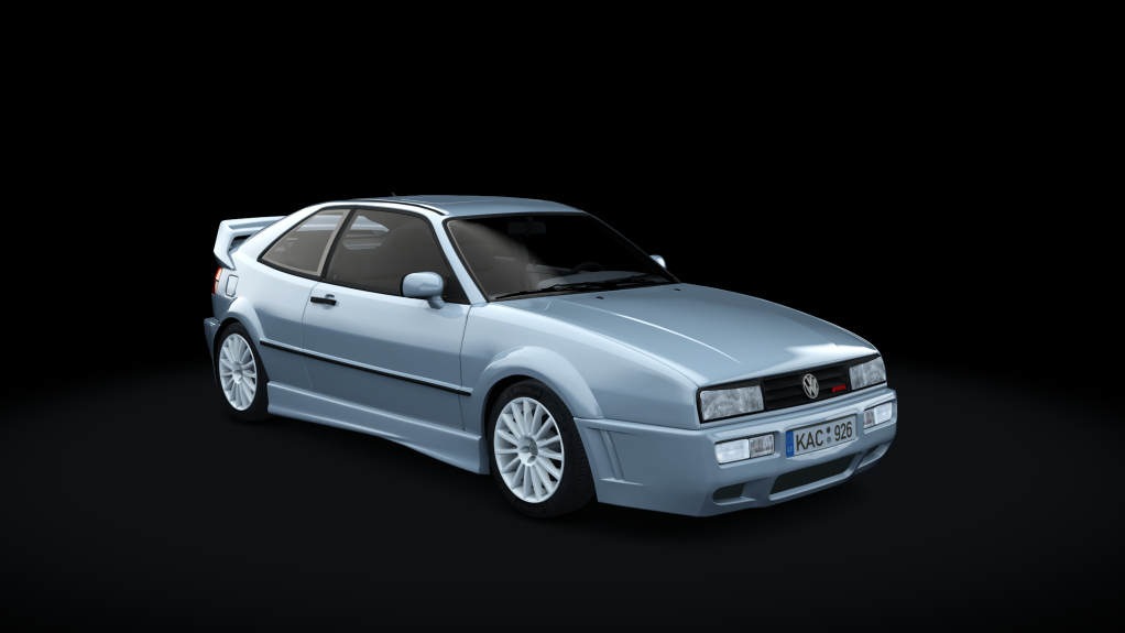 Volkswagen Corrado 2.9 VR6 Rieger, skin Silver Metallic