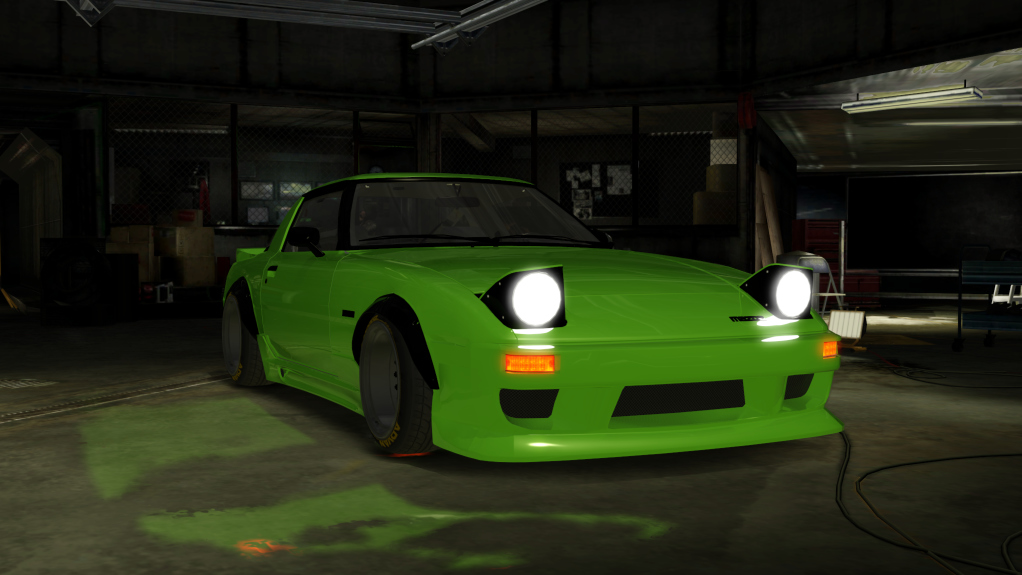 Mazda SAVANNA RX-7 GSL-SE, skin Mach_Green