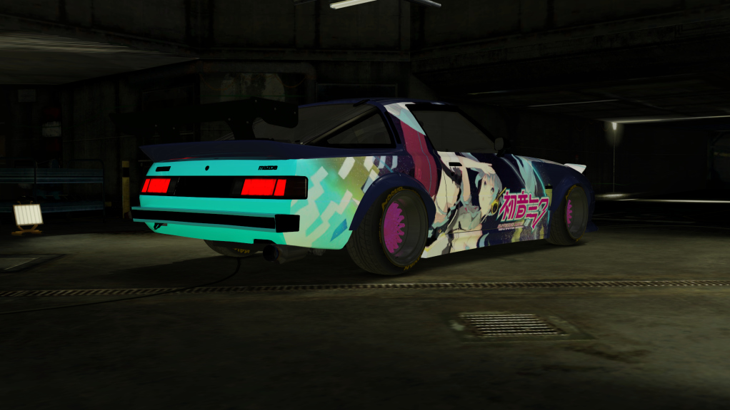 Mazda SAVANNA RX-7 GSL-SE 20B, skin Miku_2