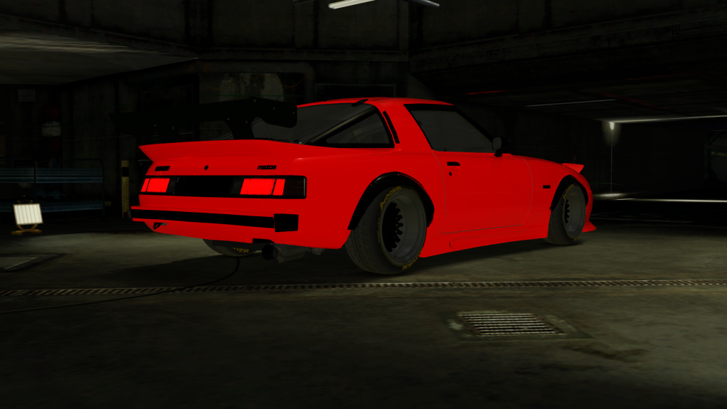 Mazda SAVANNA RX-7 GSL-SE 20B, skin Sunrise_Red