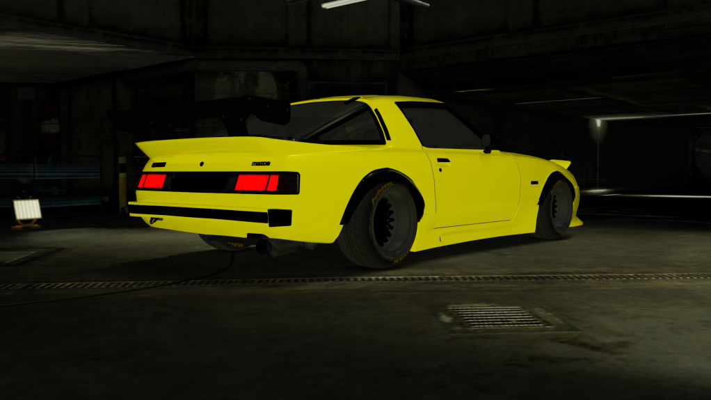 Mazda SAVANNA RX-7 GSL-SE 20B, skin Yellow