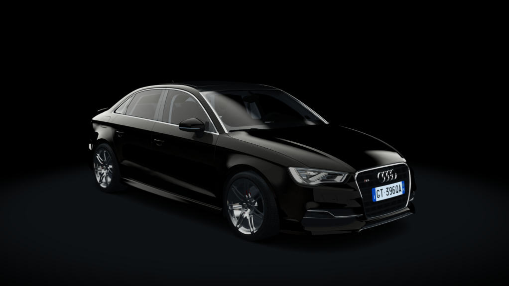 Audi S3 Sedan, skin Black Crom
