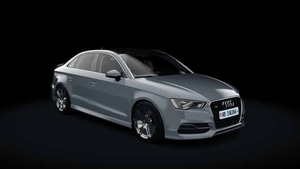 Audi S3 Sedan, skin Dark Gray