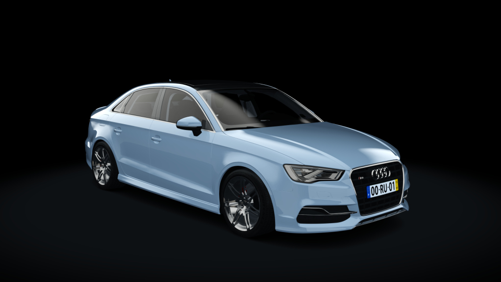 Audi S3 Sedan, skin Light Blue