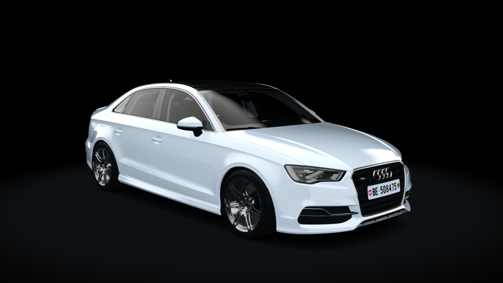 Audi S3 Sedan, skin White