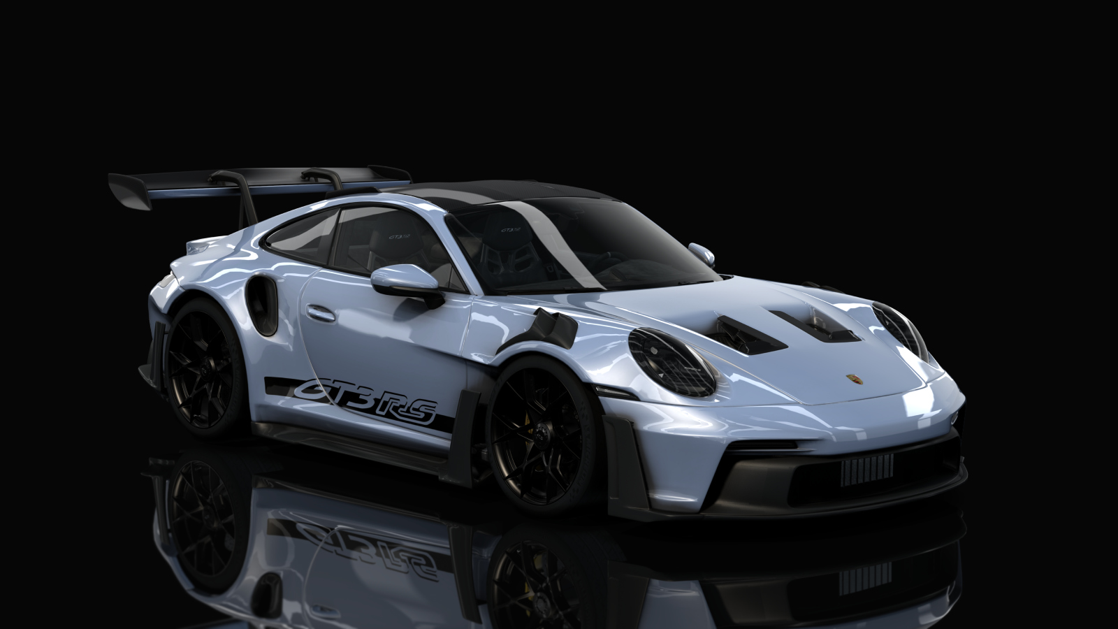 Porsche 911 GT3 RS (992), skin Dolomite Silver Metallic