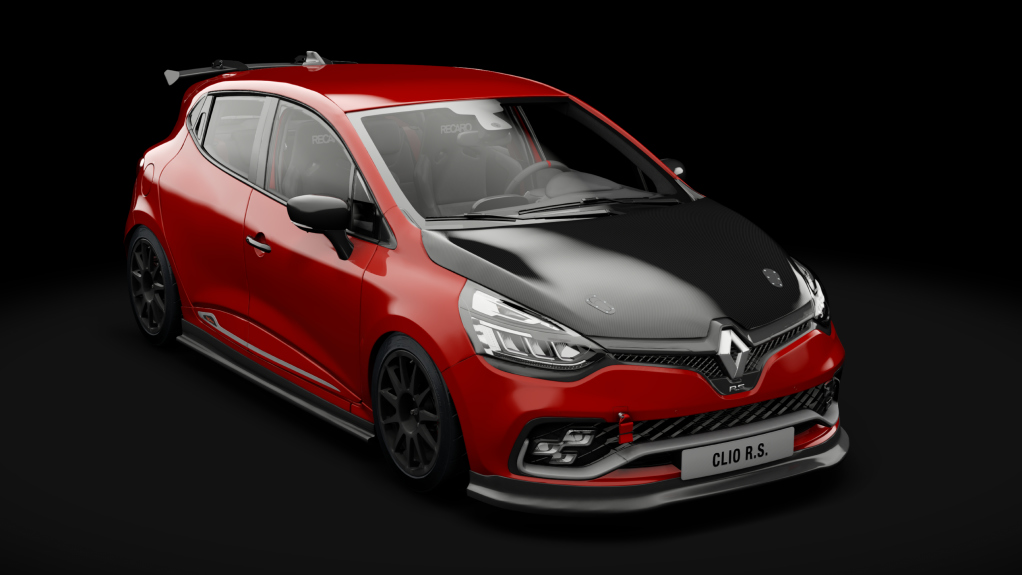 Renault Clio IV RS EDC Trophy 2016 Track, skin Flame Red