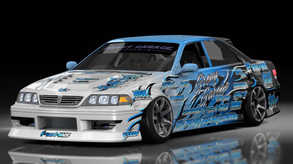 GravyGarage Street Jzx100 mkii, skin Mixed Blue