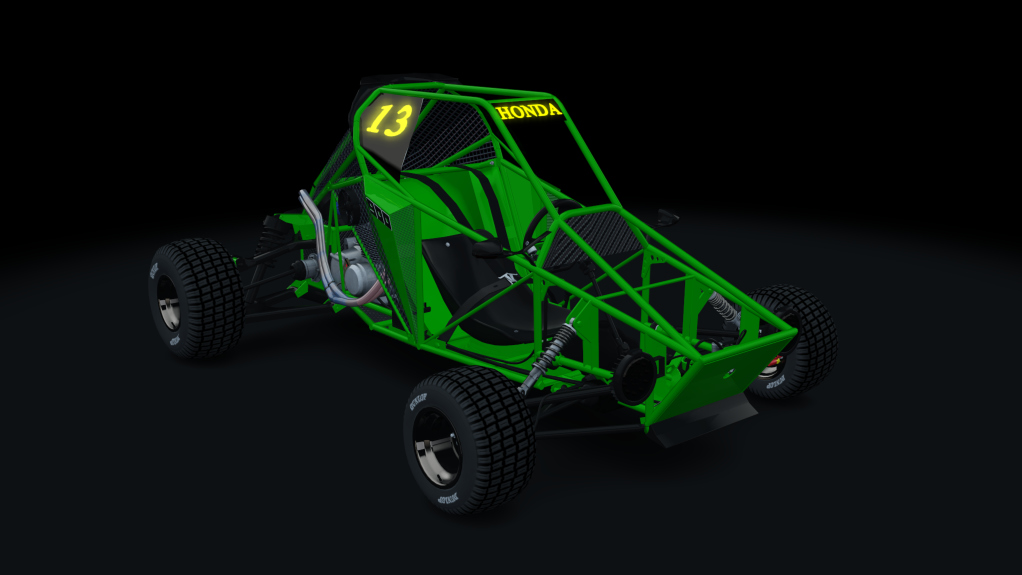 Honda 900 4T naked Kart, skin 01