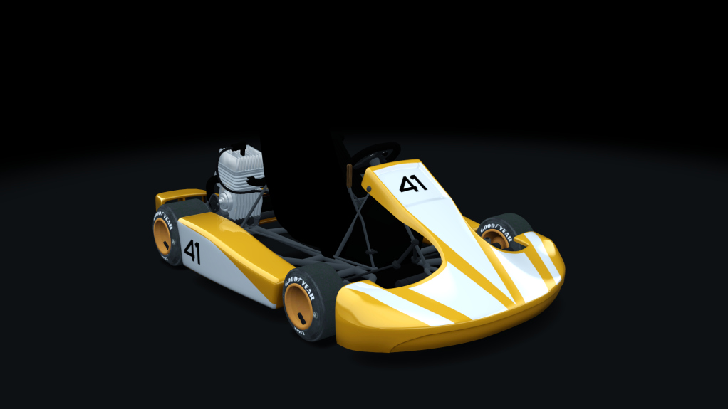 Shifter Kart 125, skin 41_White_V