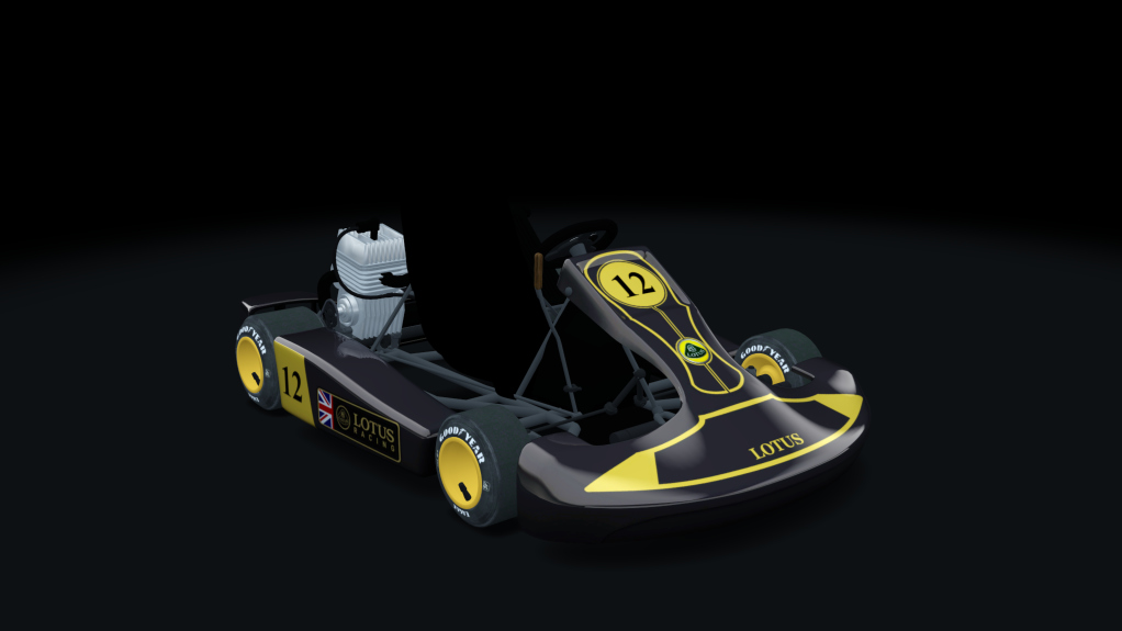 Shifter Kart 125, skin LOTUS_OLD