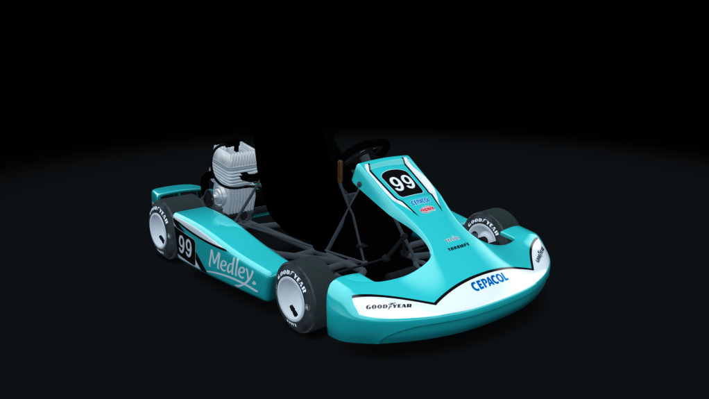 Shifter Kart 125, skin MEDLEY
