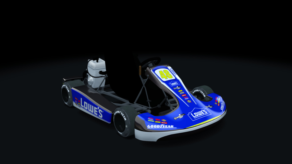 Shifter Kart 125, skin Nascar