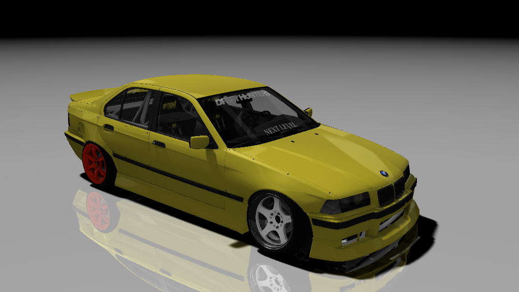 Pib_E36_cliqtuning, skin Dakar Yellow