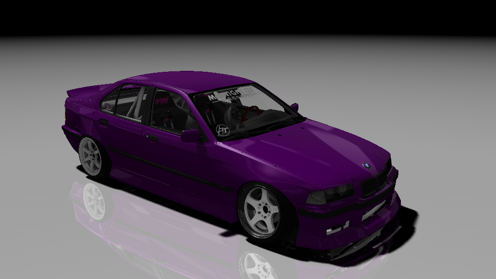 Pib_E36_cliqtuning, skin Techno Violet Pearl