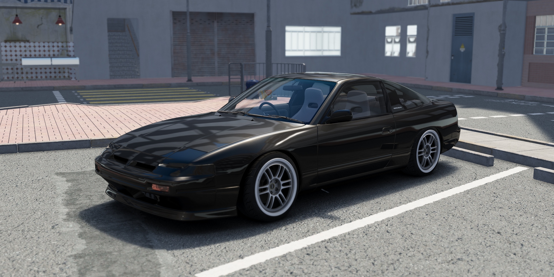 DWG Nissan 180SX, skin Black