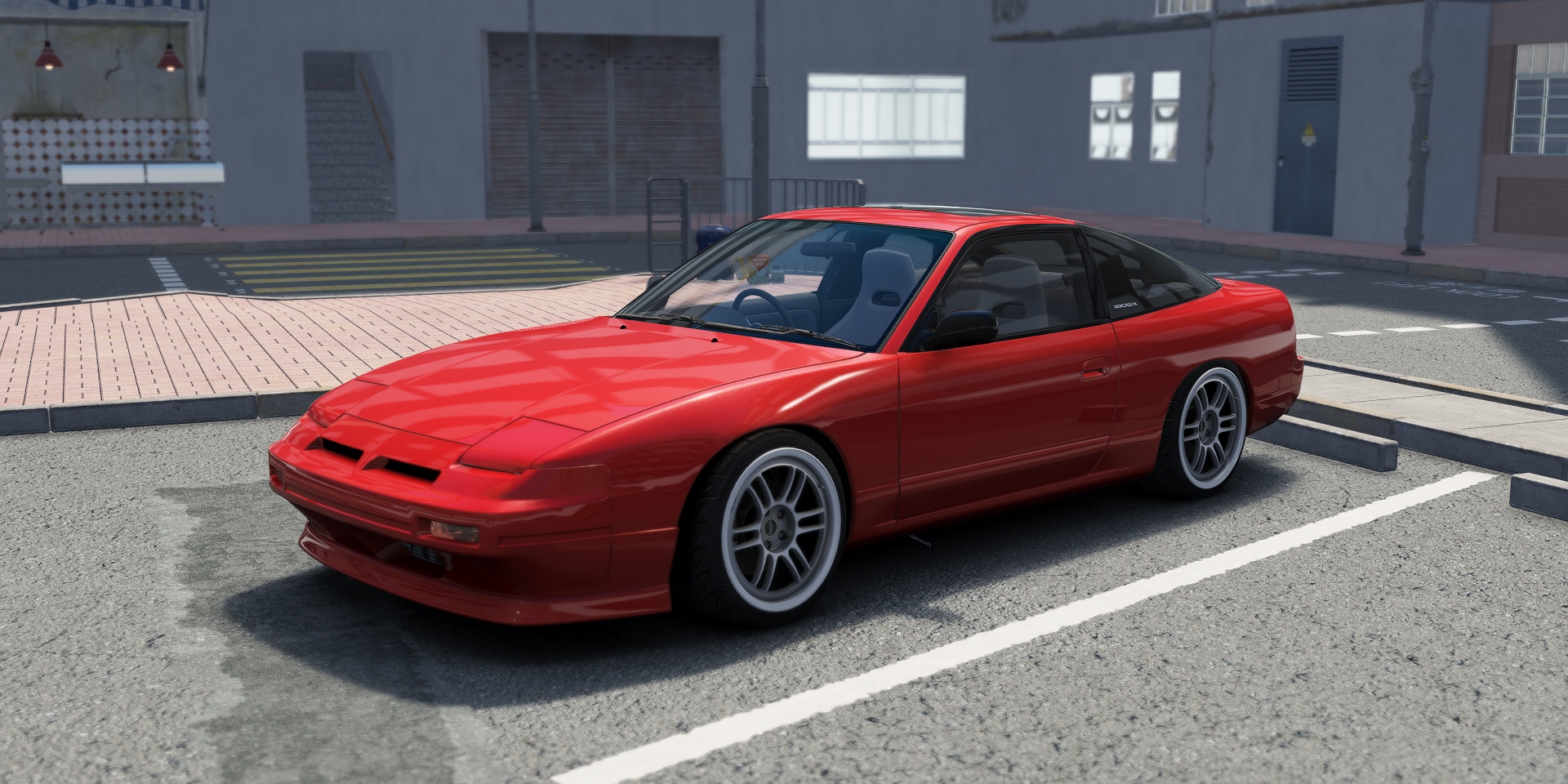 DWG Nissan 180SX, skin Red