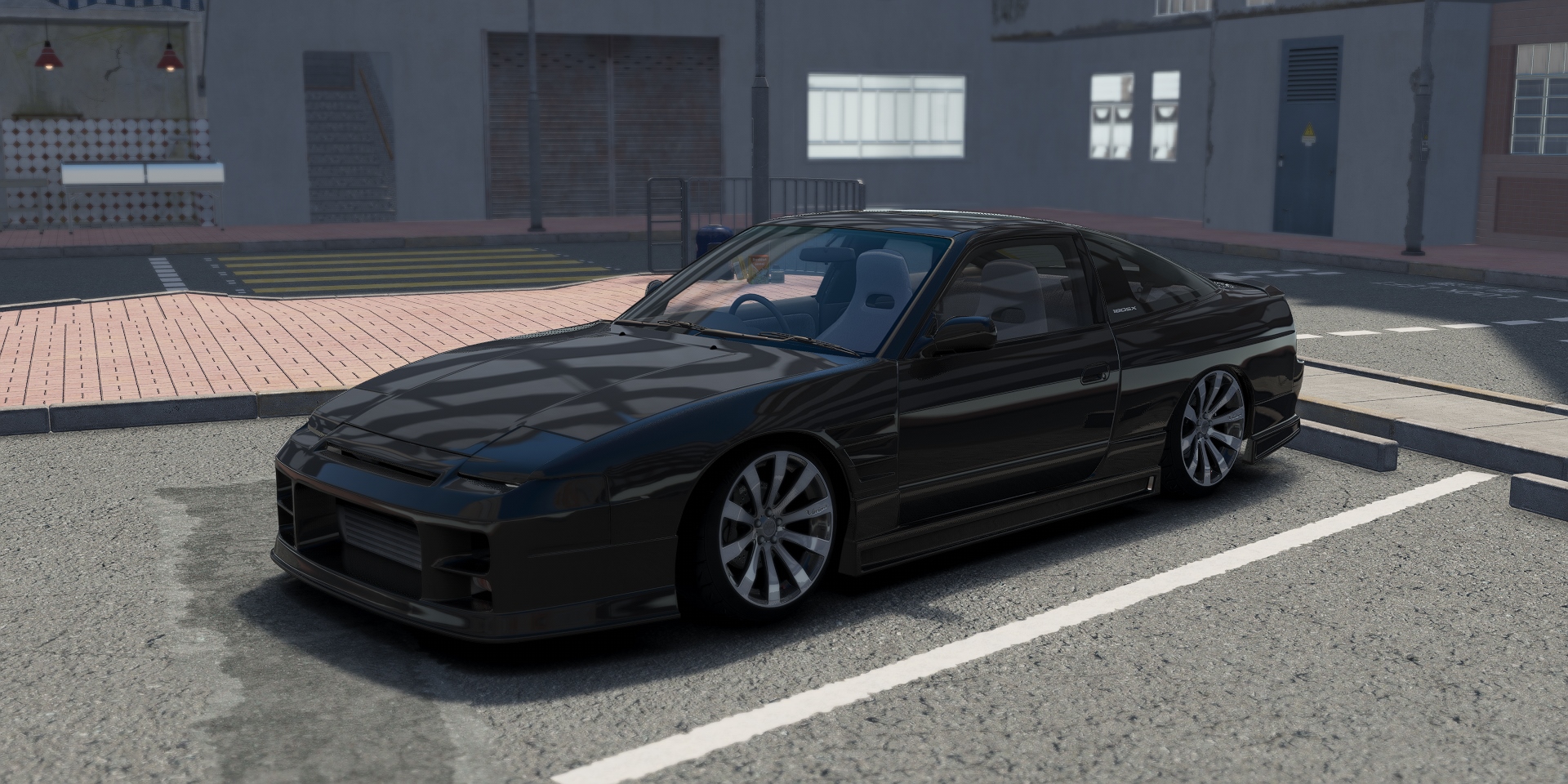 DWG Nissan 180SX G-Corp, skin Black