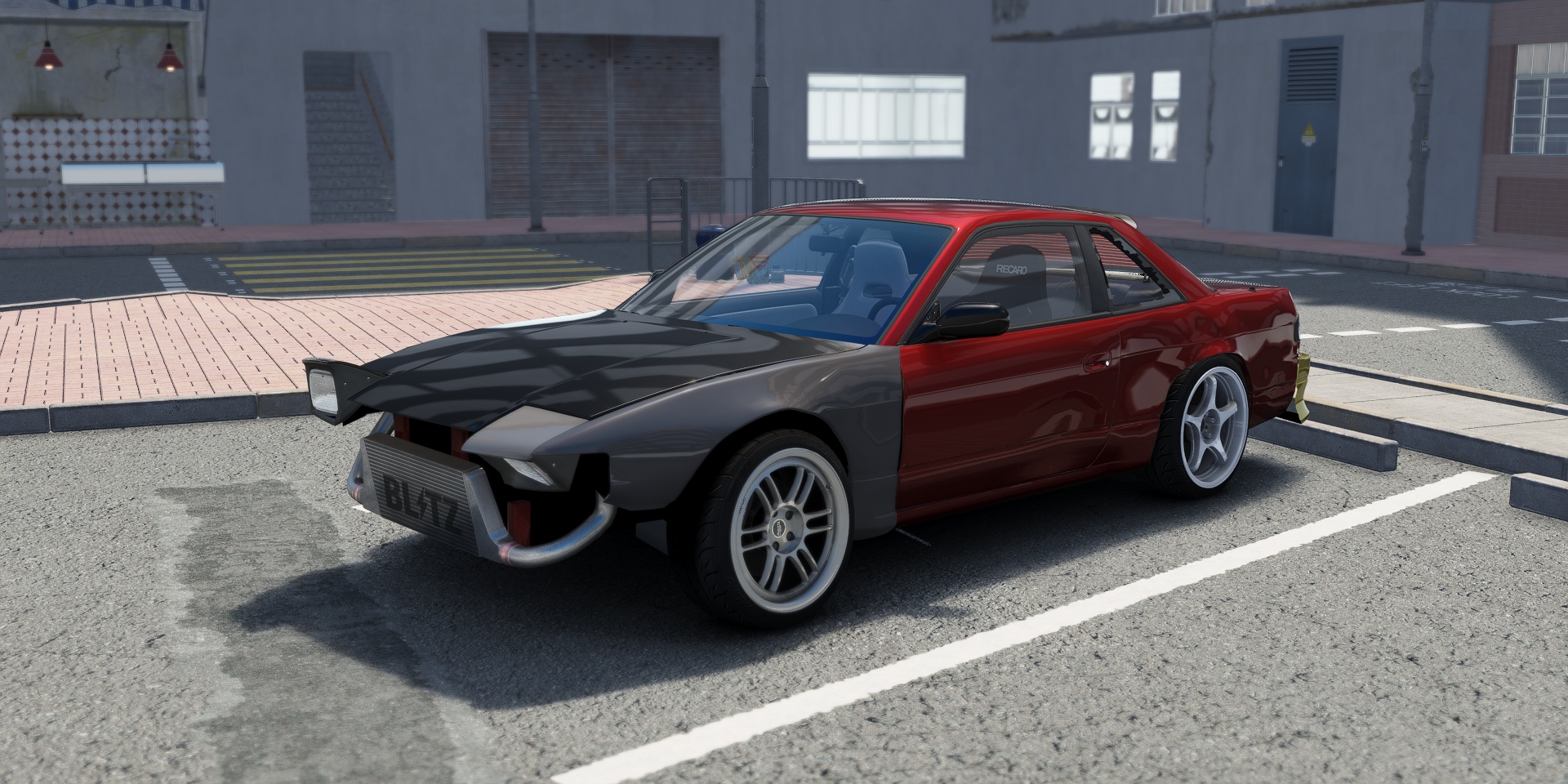 DWG Missile Nissan 240sx Coupe SR20DET, skin Cherry Red