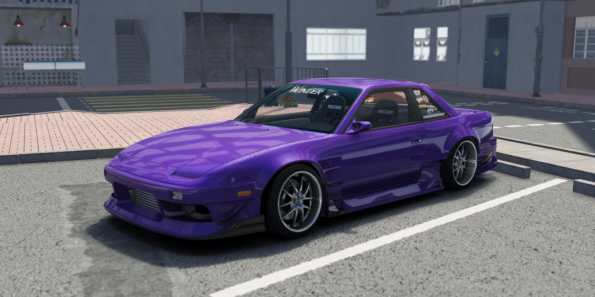 DWG Nissan 240sx Car Modify Wonder, skin Burple