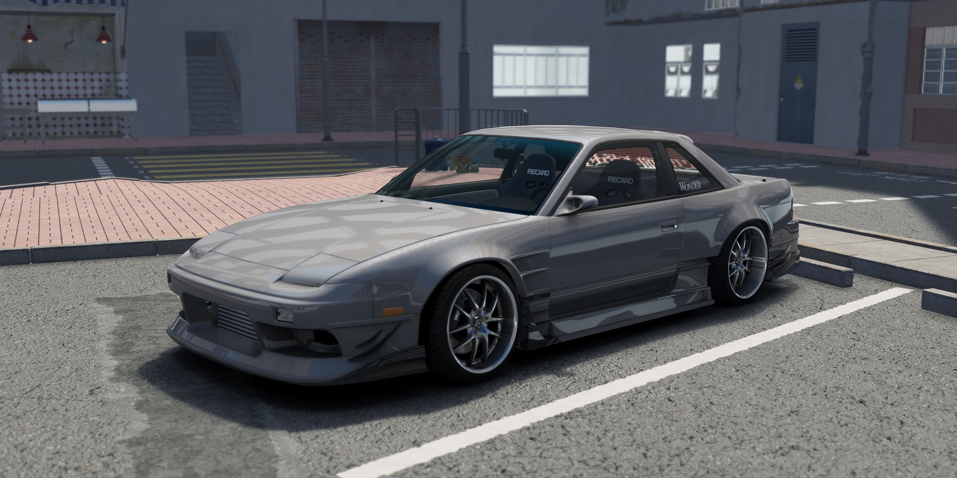 DWG Nissan 240sx Car Modify Wonder, skin Gunmetal