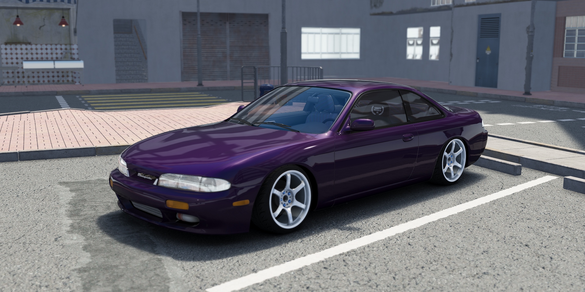 DWG Nissan 240sx S14 Zenki, skin purple