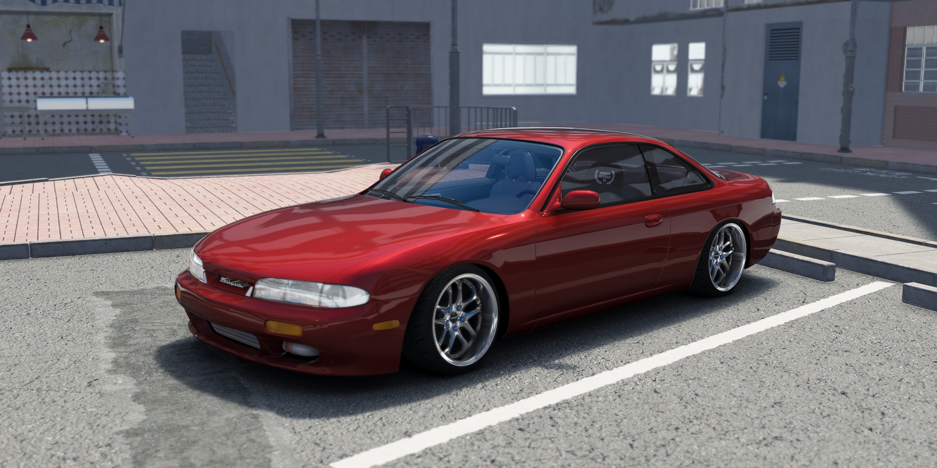 DWG Nissan 240sx S14 Zenki, skin red