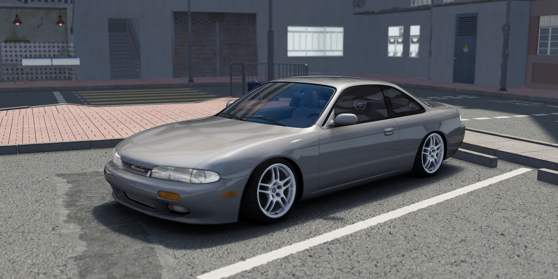 DWG Nissan 240sx S14 Zenki, skin silver