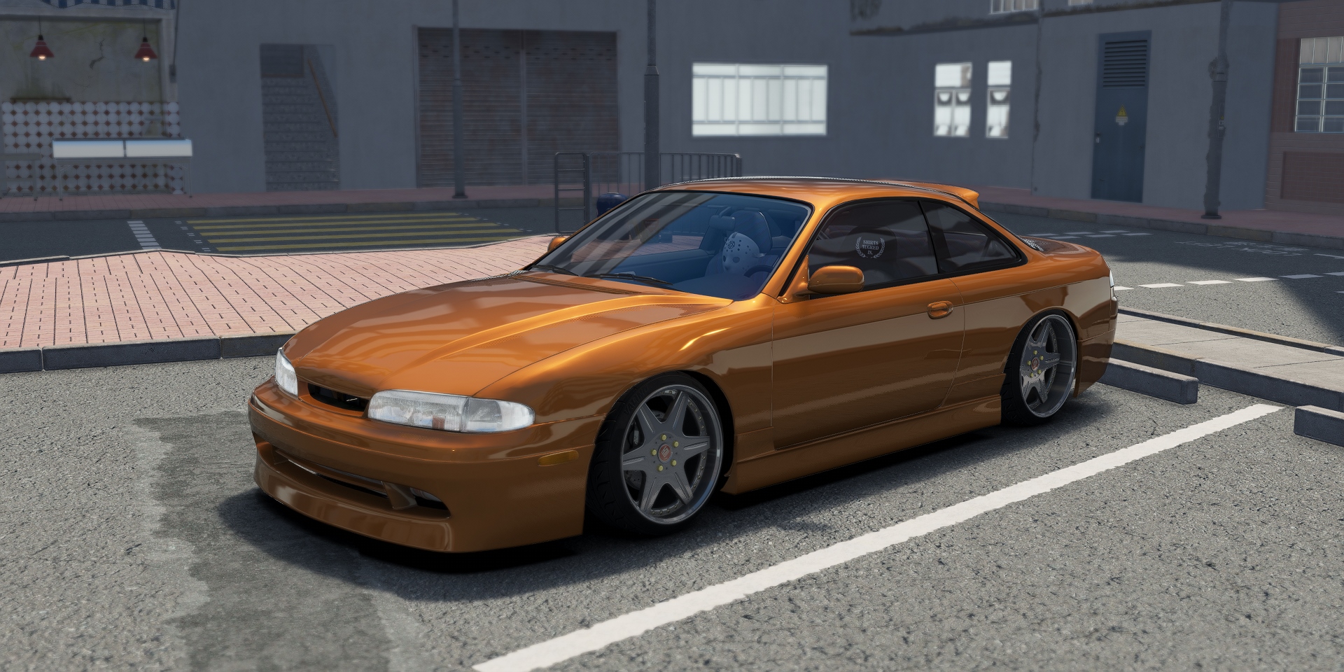 DWG Nissan 240sx S14 Zenki Instant Gentleman, skin Orange