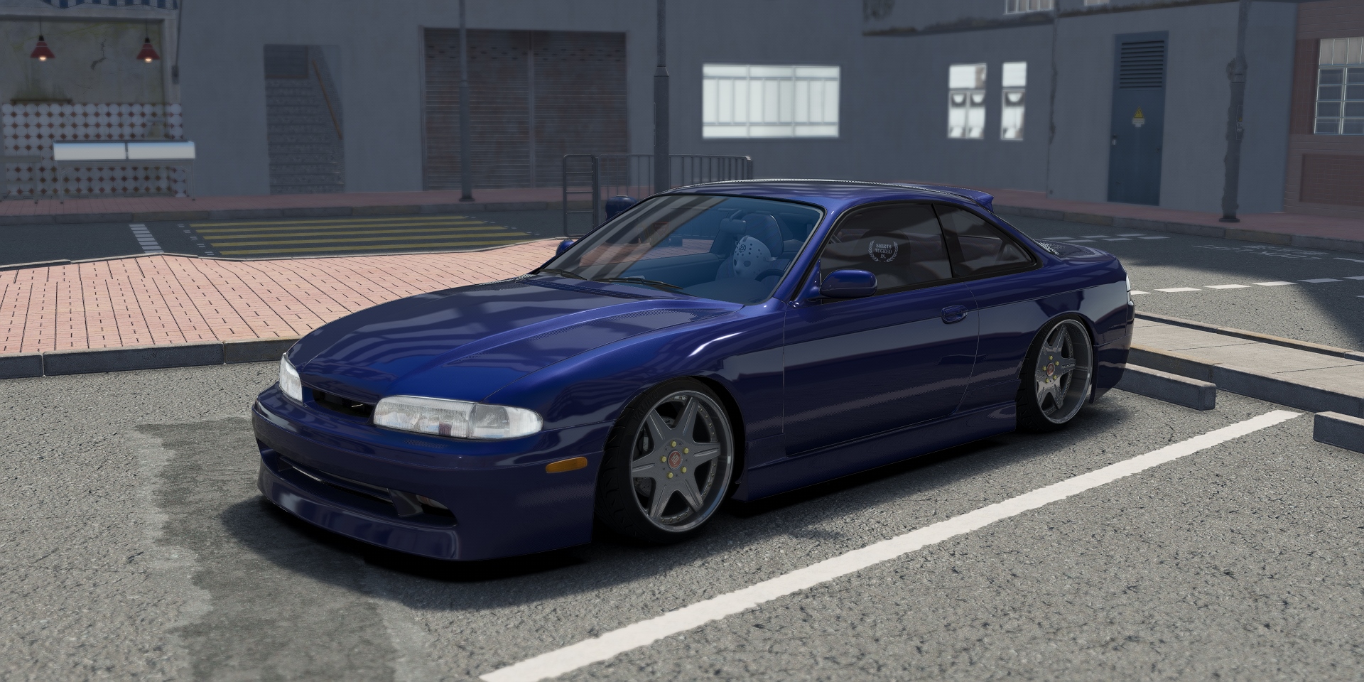 DWG Nissan 240sx S14 Zenki Instant Gentleman, skin blue