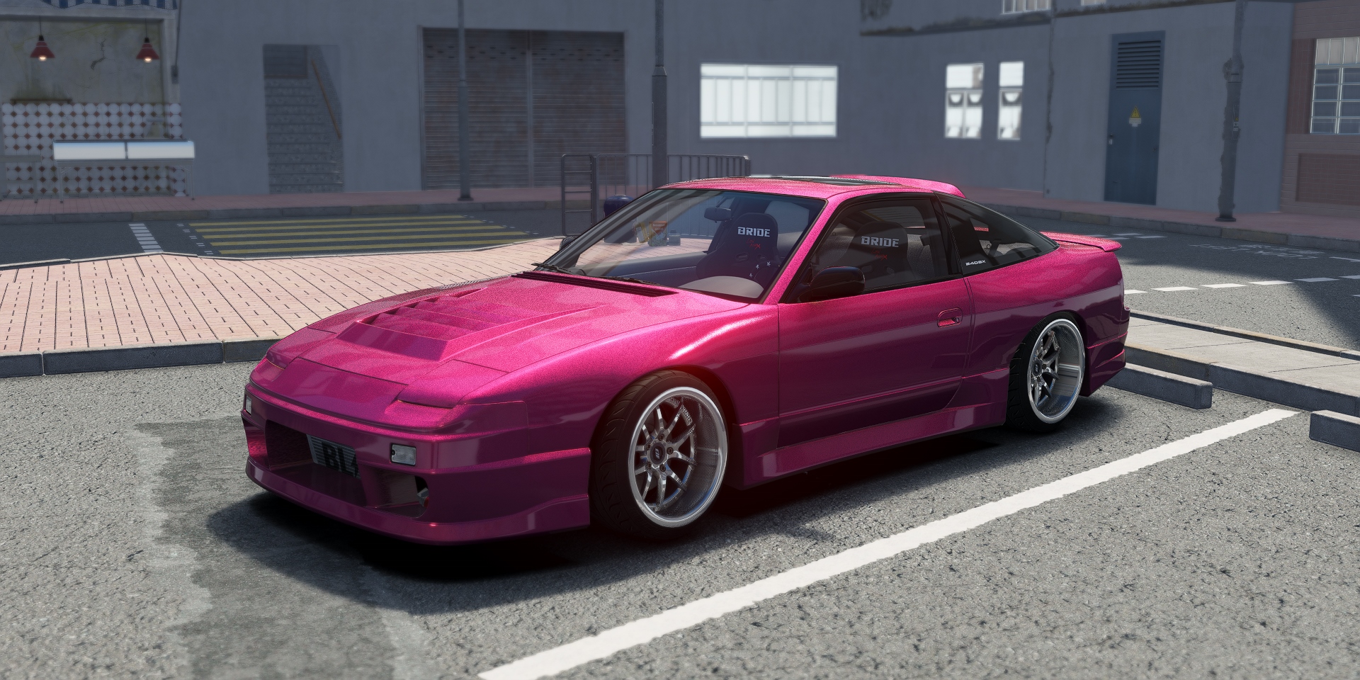 DWG Nissan 240sx SR20, skin burgberry