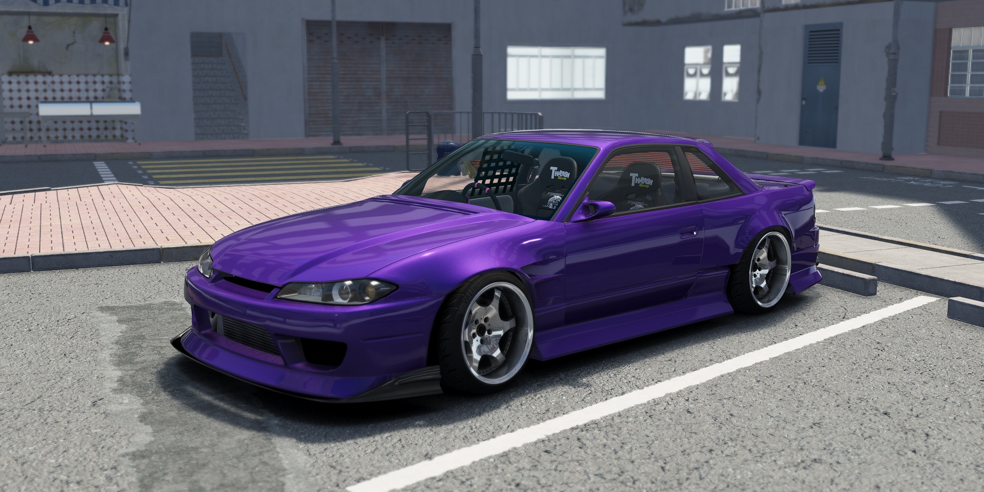 DWG Nissan Silvia s13.5 D-Max, skin Burple